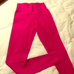 Jiva Active High-Waisted Bright Prink Yoga Pants